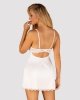 Obsessive KOMPLET OBSESSIVE AMOR BLANCO KOSZULKA I STRINGI